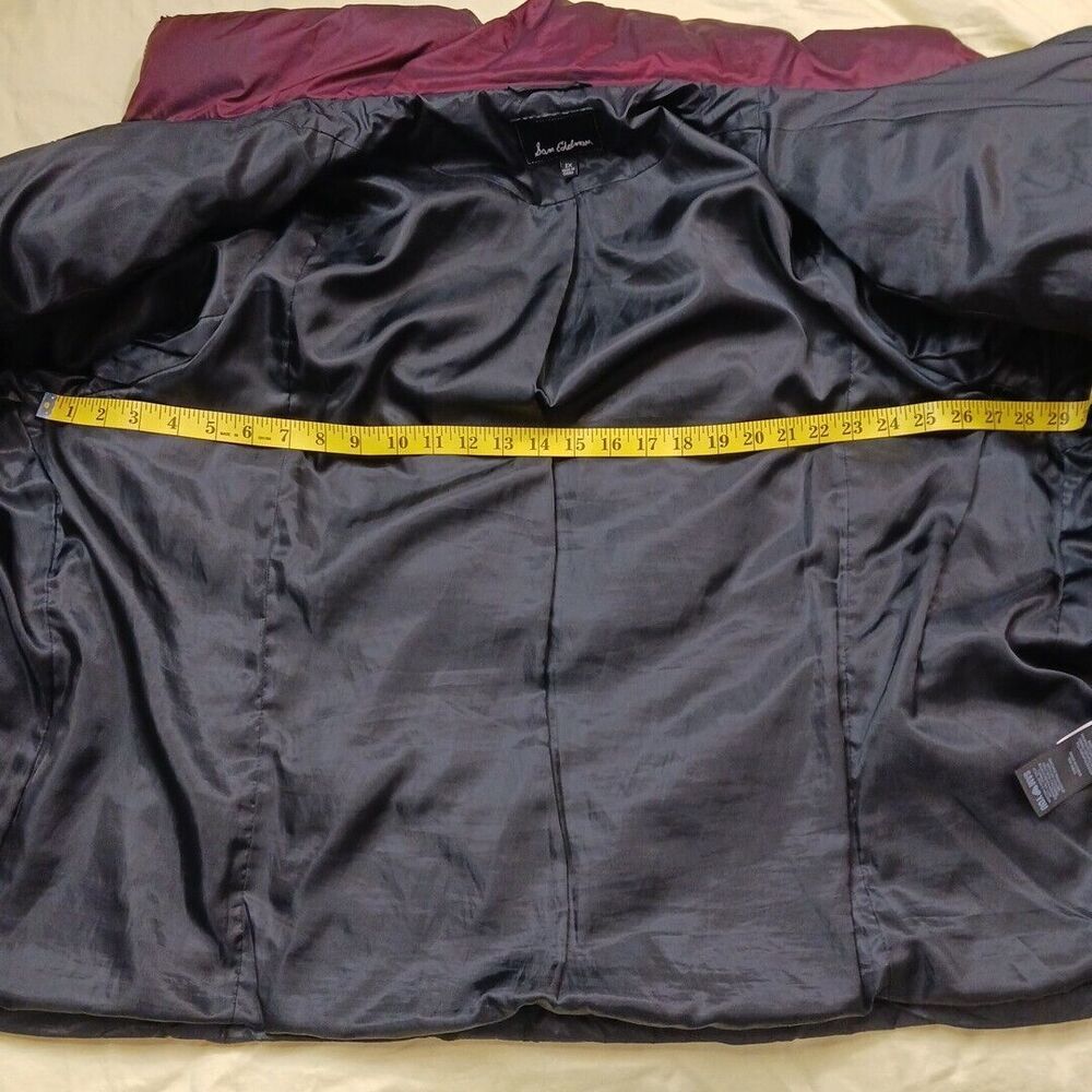 Sam Edelman Puffer Jacket Womens Size 3XL Quilted Insulated Coat Black FLAW - Picture 12 of 16